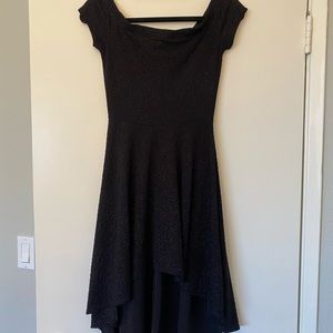 off the shoulder glitter windsor dress
